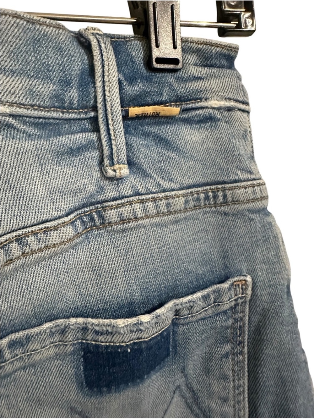 MOTHER The Hustler Roller Fray Wide Leg “I Confess” Jean - Picture 8 of 12